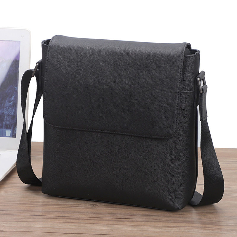 Túi đeo chéo nam da bò vân chéo cổ điển 29×11×17 cm — Cà phê nâu, 50 RMB. Bán lỗ do mua số lượng lớn., Xanh Đậm, 50 Yuan, Thanh Lý Tồn Kho - Bán Thua Lỗ Vì Số Lượng Lớn! chi tiết 1