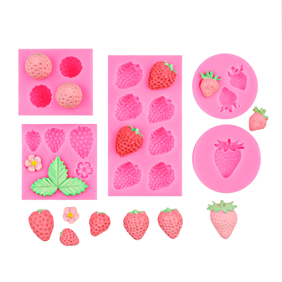 Three dimensional strawberry
