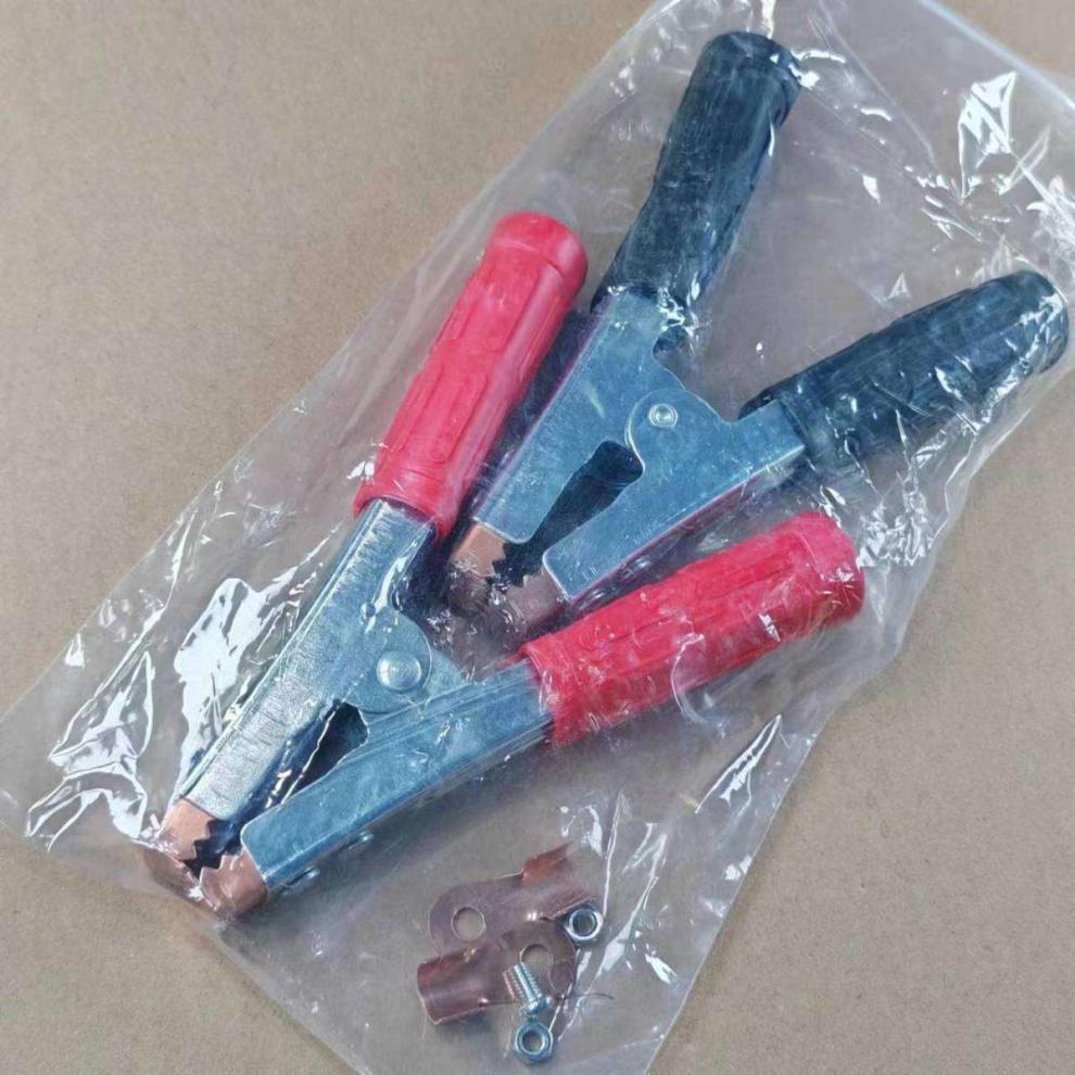 Battery Clamps with Thickened Copper Heads for Car Batteries, Jump-Starting Connection Cable Clamps, Charger Clips, Large and Small Alligator Clips