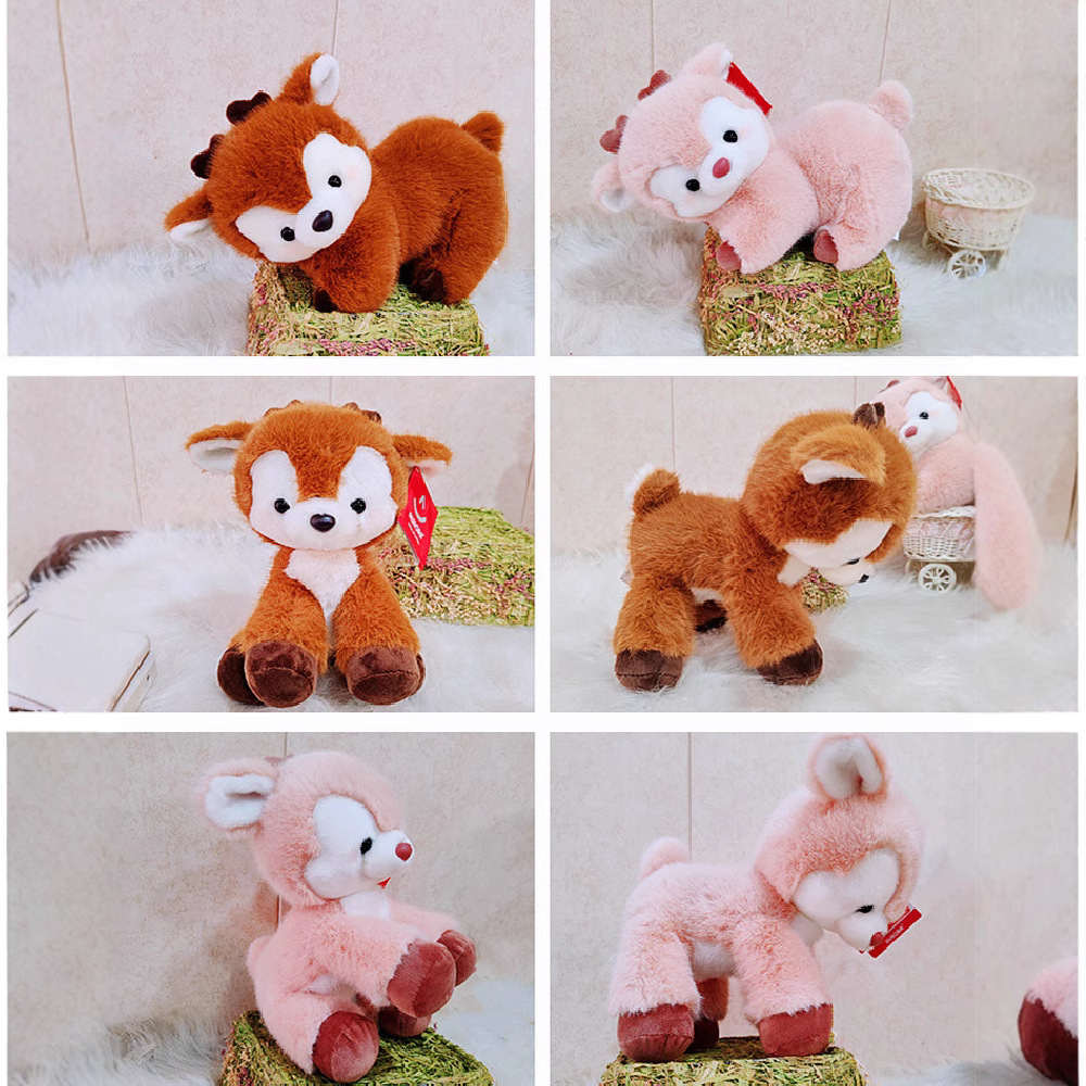Mi Lula, muñeco de ciervo, juguete de peluche, muñeca de ciervo sika suave y linda, regalo de cumpleaños para niños, transfronterizo