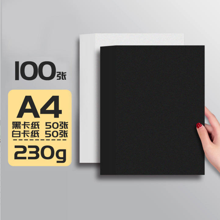 Cartón negro al por mayor pintura retro grueso estilo antiguo tarjeta negra embalaje decorativo fondo clásico hecho a mano cartón duro