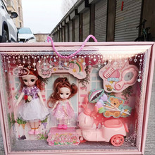 新款洋娃娃姐妹套裝巴比小公主禮盒女孩過家家玩具培訓機構禮品