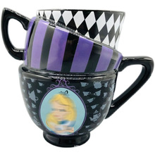 定制顏色LOGO陶瓷杯黑色雙把手疊疊杯禮品超大馬克杯伴手禮咖啡杯