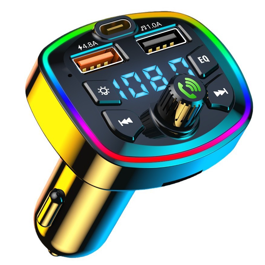Seleccione estrictamente los fabricantes de comercio electrónico de ventas directas reproductor de MP3 Bluetooth de automóviles de llamadas manos libres de transmisión de voz PD flash drive de carga rápida image 6
