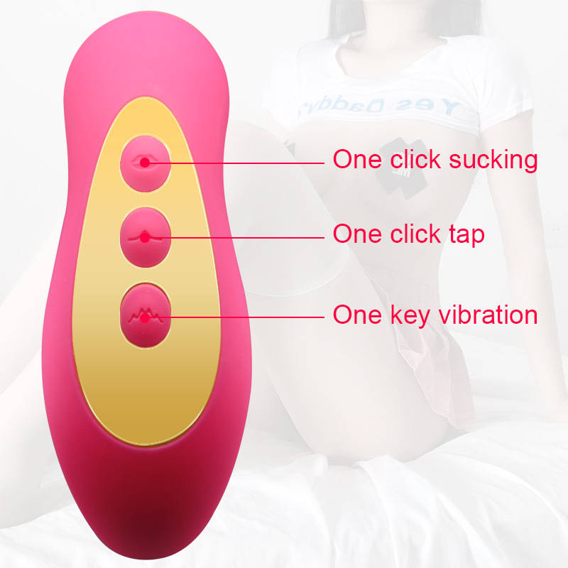 Gas Sucking, Tapping, Vibrating, Female Wearing, Jumping Egg Stick, Multi Frequency Masturbator, Adult Toy, Sex Toy_voghion.com
