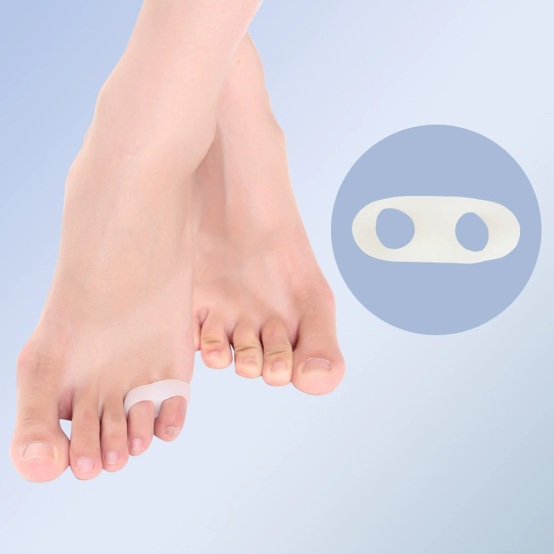Двойное отверстие для разделения пальцев ног для выворачивателя ног для ежедневного использования SEBS для коррекции выворачивателя ног