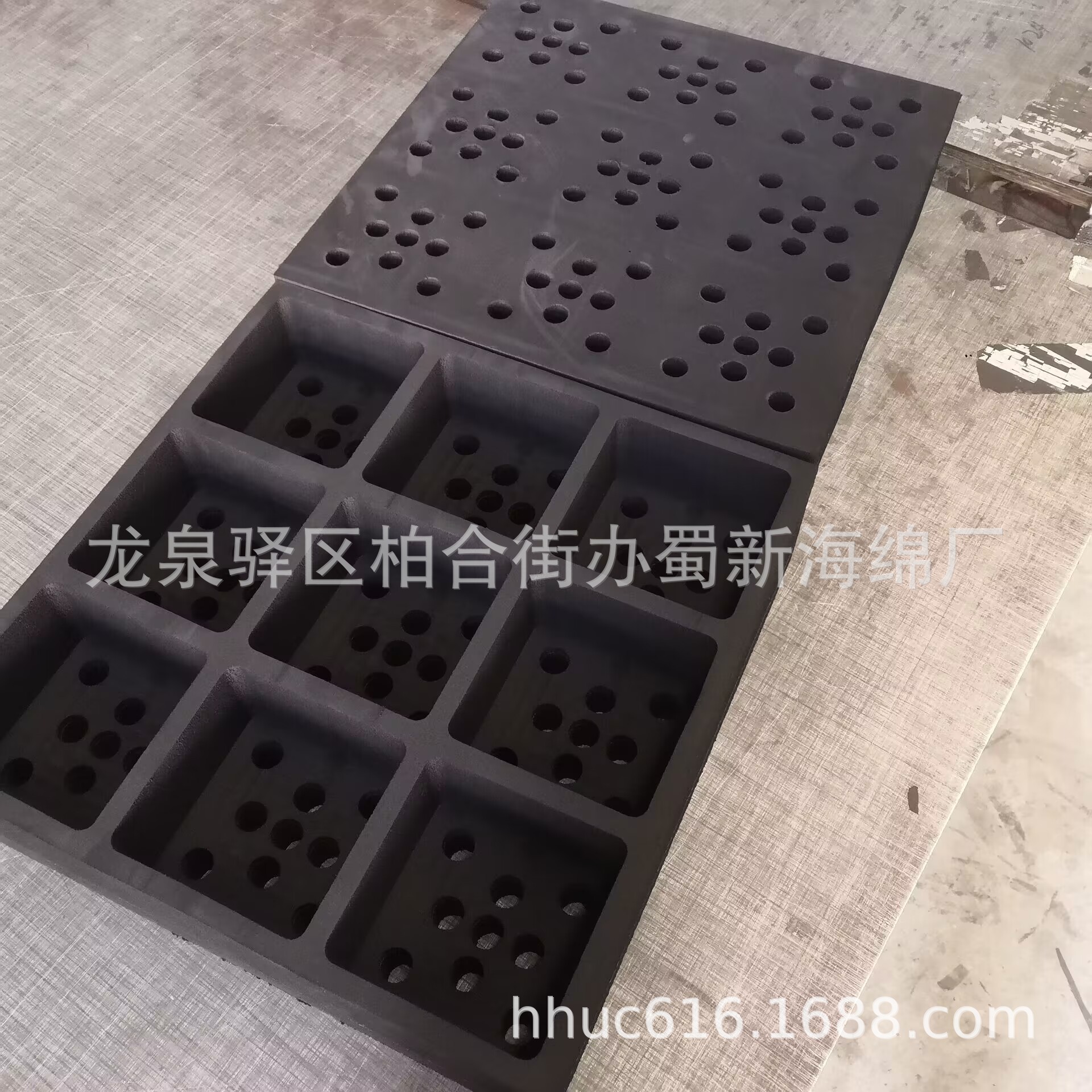 电子零件内托eva静电泡沫/抗静电成型eva泡棉/配件中转eva海绵