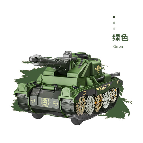 Children's Military Tank Launching Toy Car Can Launch Shells, Boy Baby Durable Inertia Car Toy Wholesale