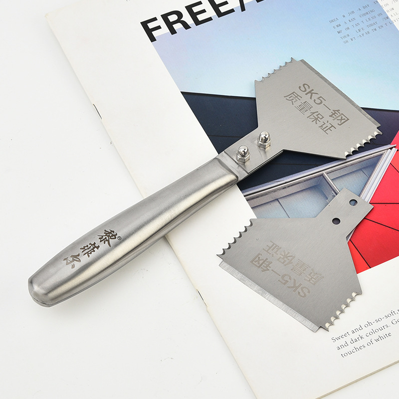 铲刀瓷砖美缝玻璃除胶铲墙地板清理可换刀片SK5不锈钢清洁清洁刀