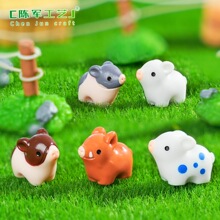 外贸微景观创意可爱小猪猪公仔 园艺造景diy装饰品盲袋配件小摆件