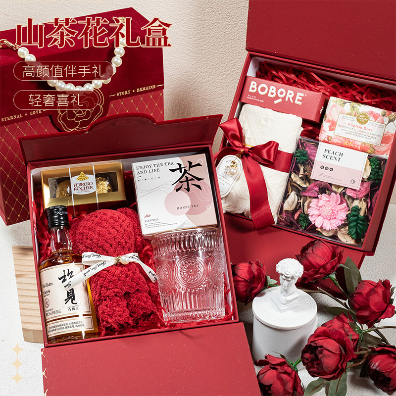 ツバキの花の結婚のお土産セットの完成品はお客様にお連れします。|undefined