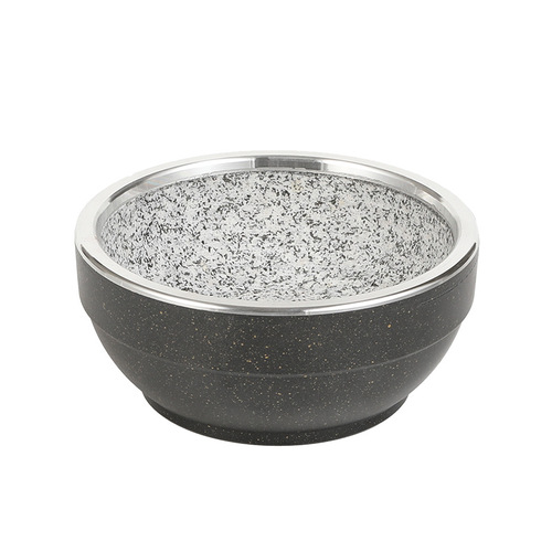Korean stone pot stone bowl Korean cuisine stone pot bibimbap commercial anti-cracking and high temperature clay pot natural stone pot
