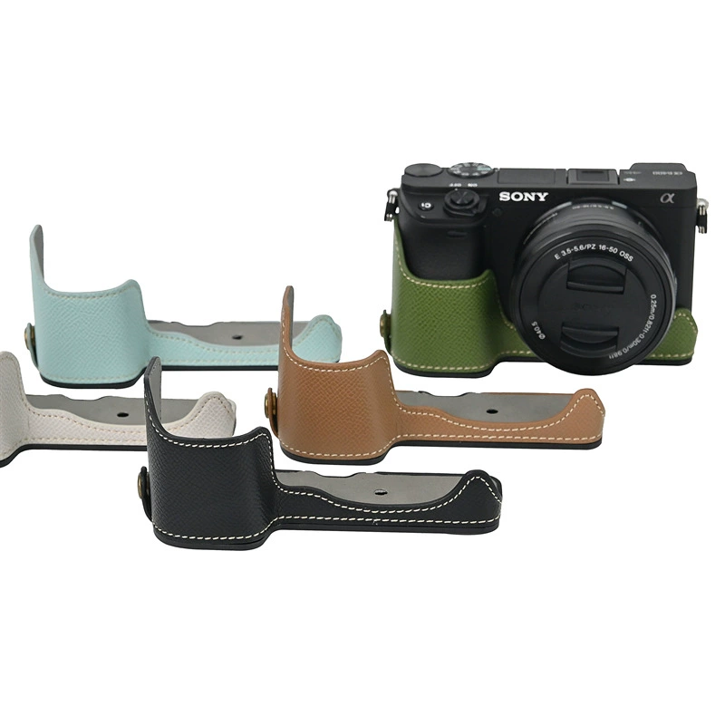 Подходит для сумки для фотоаппарата ILCE-6400, защитного кожаного чехла a6100, полукомплекта a6000, базы a6300.