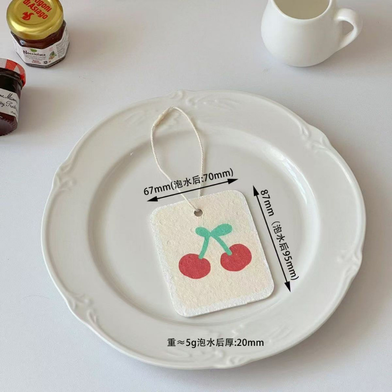 목재 펄프 코튼 스퀘어 체리