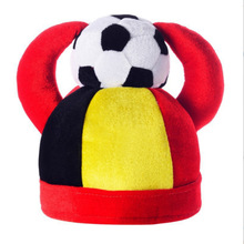 订制生产狂欢节帽子 世界杯足球帽 巴西德国阿根廷西班牙球迷帽