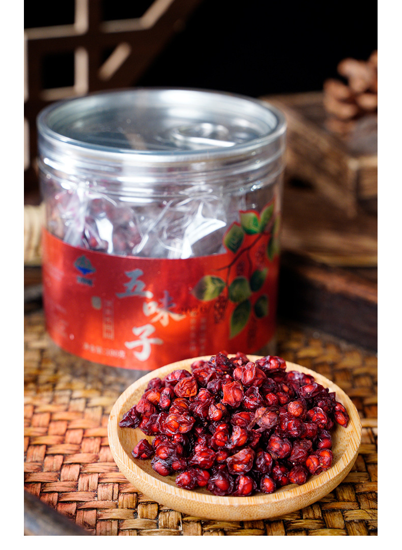 Dried Schisandra Berry 100g Changbai Mountain Wu Wei Zi Fruit Tea Loose Herbal specifications