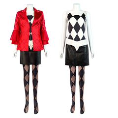 小丑2 ladygaga小丑女哈莉奎因cos服 小丑2 cosplay表演服裝