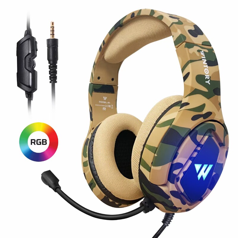 Cross-border fan color headset e-sports headset computer mobile phone chicken game headset compatible with ps4/xbox Cross-border fan color headset e-sports headset computer mobile phone chicken game headset compatible with ps4/xbox