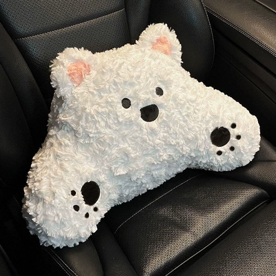 Interior 2026 Asian linen car: Seat cushion, seat cover - suitable-for-all-seasonswest-highland-white-lumbar-pillow-single