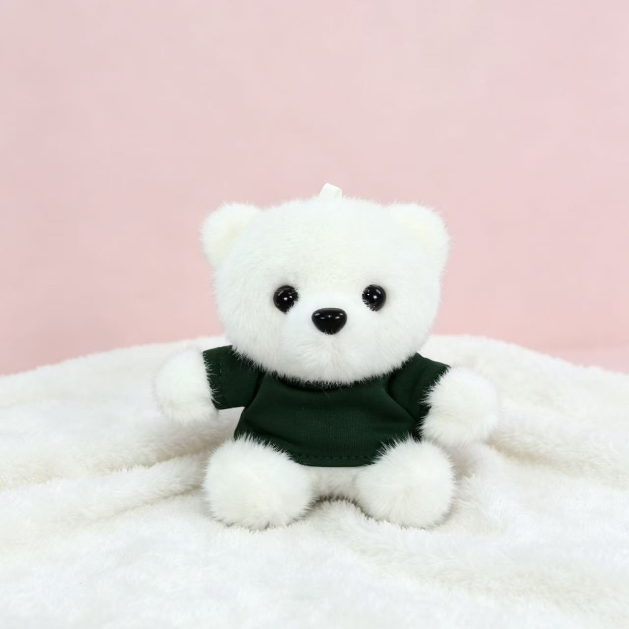 Vestido osos llaveros muñecas de peluche camisetas pantalones mochila colgante pequeño regalo colgante muñeca de peluche