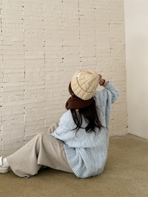 麻花针织开衫新款韩系秋装外套麦穗毛衣女外穿宽松慵懒风女装上衣|undefined