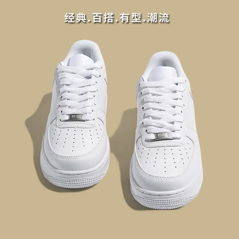 Putian 2025 New Air Force One White Sneakers Couple Fashion Versatile Trendy Shoes Men's Shoes Women's Shoes Breathable