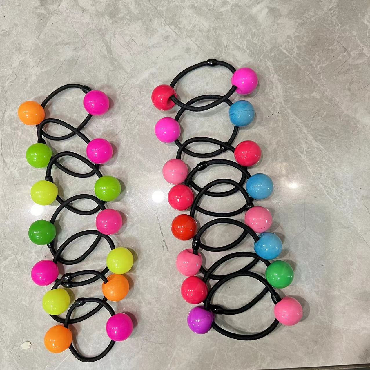 Yiwu venta al por mayor cuerda de pelo de doble cabeza para niños cuerda de pelo negro Yiwu agente de compra