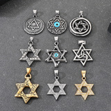 Ретро ожерелье в стиле хип-хоп из нержавеющей стали, подвеска