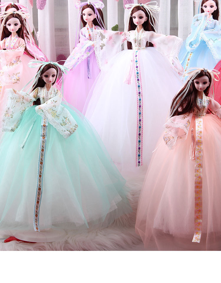 Mysterieuze fee bruidspop met hanfu oud kostuum voor meisjes_voghion.com