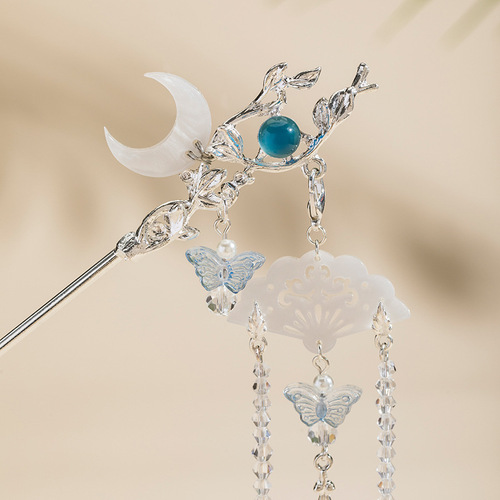 Hanfu hair accessories tassel hairpin ancient style headwear hairpin Chinese style accessories 19.9GF062