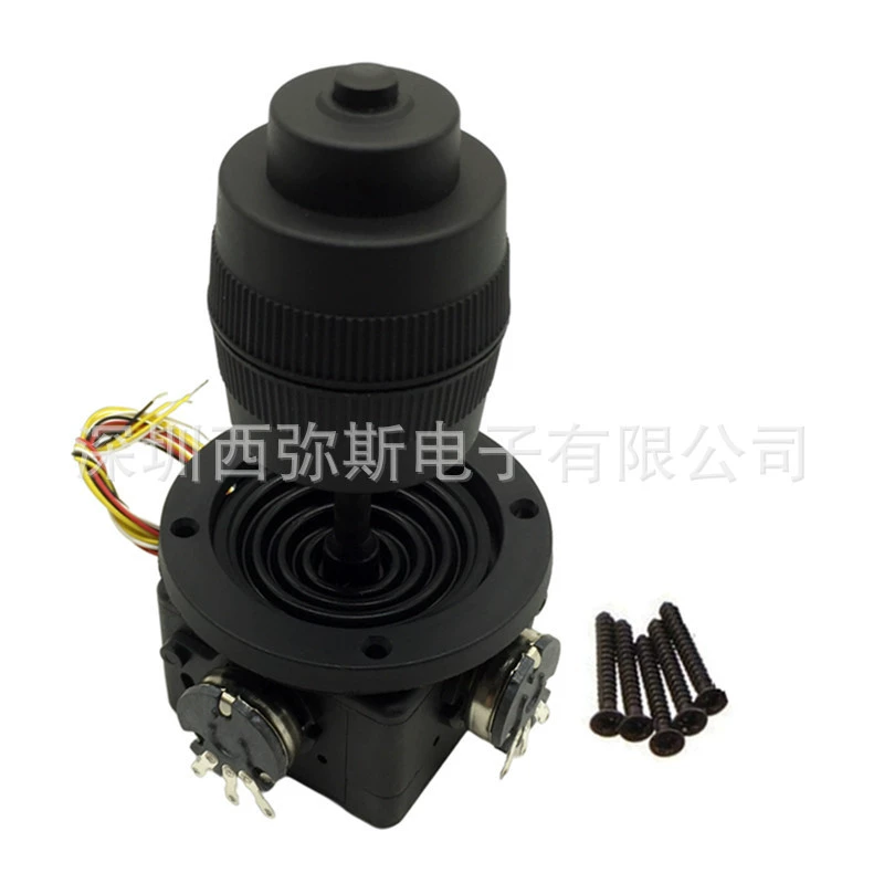 Four-dimensional joystick potentiometer JH-D400X-R2/R4 full sealing resistance value 5k 10K with button fuck the longitudinal pole