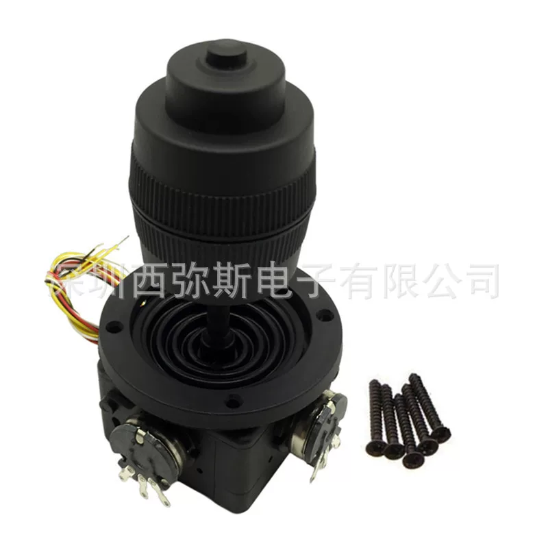 Four-dimensional joystick potentiometer JH-D400X-R2/R4 full sealing resistance value 5k 10K with button fuck the longitudinal pole