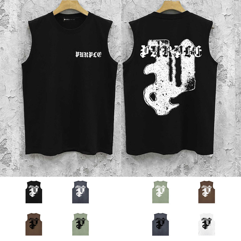 Long-Term Availability, Cross-Border Foreign Trade, European and American Trendy Brands, Summer, t Shirt, Sleeveless Tank Top T-Shirt