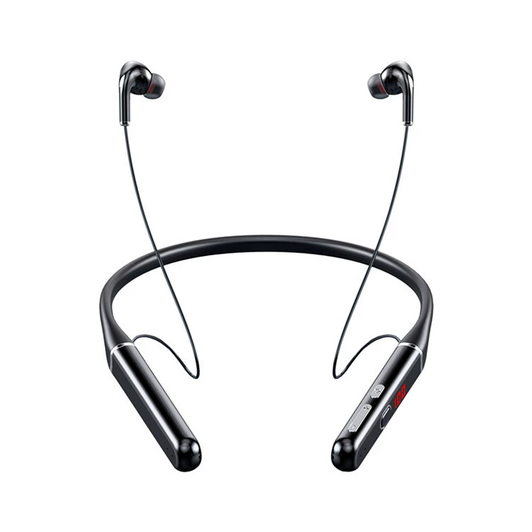 Новая Bluetooth-гарнитура с подвесом на шею, громкий звук, шумоподавление, отображение номера, беспроводная спортивная Bluetooth-гарнитура
