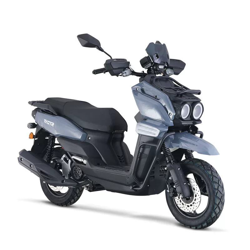 工厂直销跨境外贸出口坦克踏板摩托车150cc 两轮整车燃油助力车子