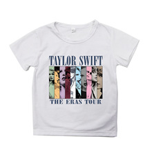 Taylor Swift the eras tour霉霉周边印花套头衫休闲儿童短袖T恤