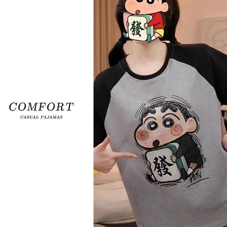 Venta al por mayor transfronteriza con almohadilla para el pecho Pijamas pequeños nuevos pantalones cortos de manga corta de verano para mujer, lindo traje de servicio a domicilio coreano, algodón de imitación