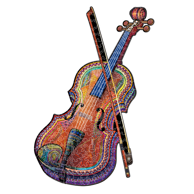 Lobo transfronterizo, león, animal, rompecabezas de madera en forma al por mayor, rompecabezas de madera irregular, juguetes de rompecabezas transfronterizos