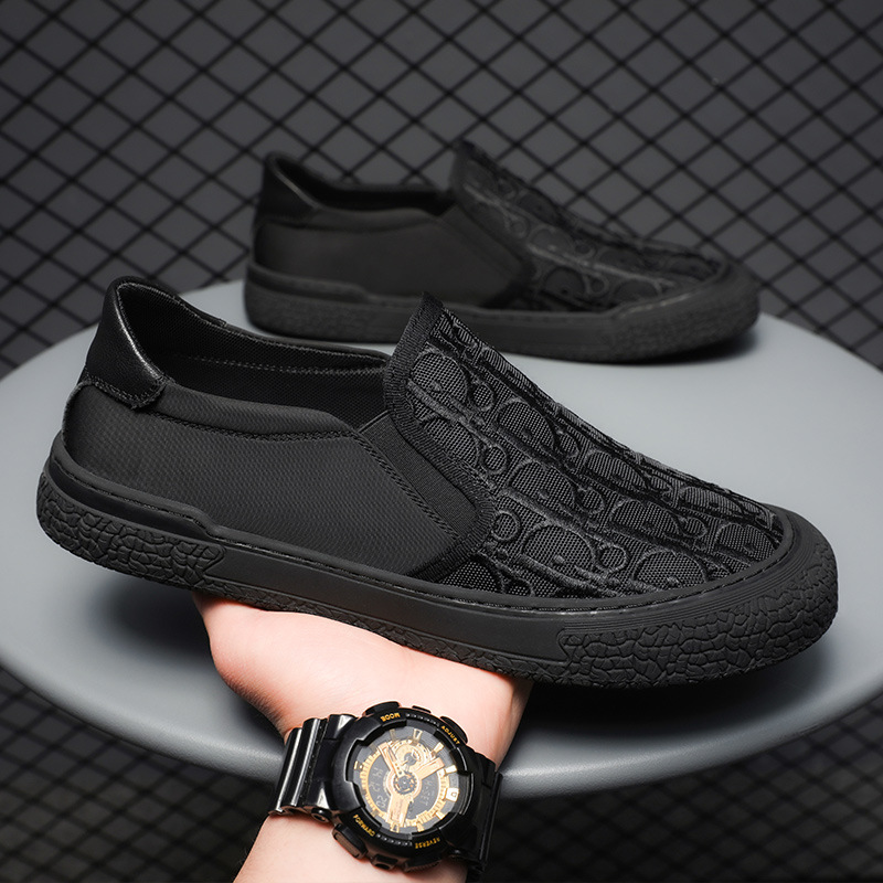 Zapatos De Hombre Nuevos Zapatos De Primavera Y Verano Para Hombres, Zapatillas De Deporte Sin Cordones Informales Que Combinan Con Todo, Comercio Exterior Transfronterizo_voghion.com