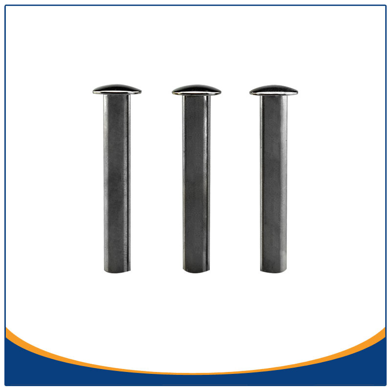 冷镦中空铆钉广东多工位厂家直销 镀黑镍薄伞头半通孔箱包中空钉