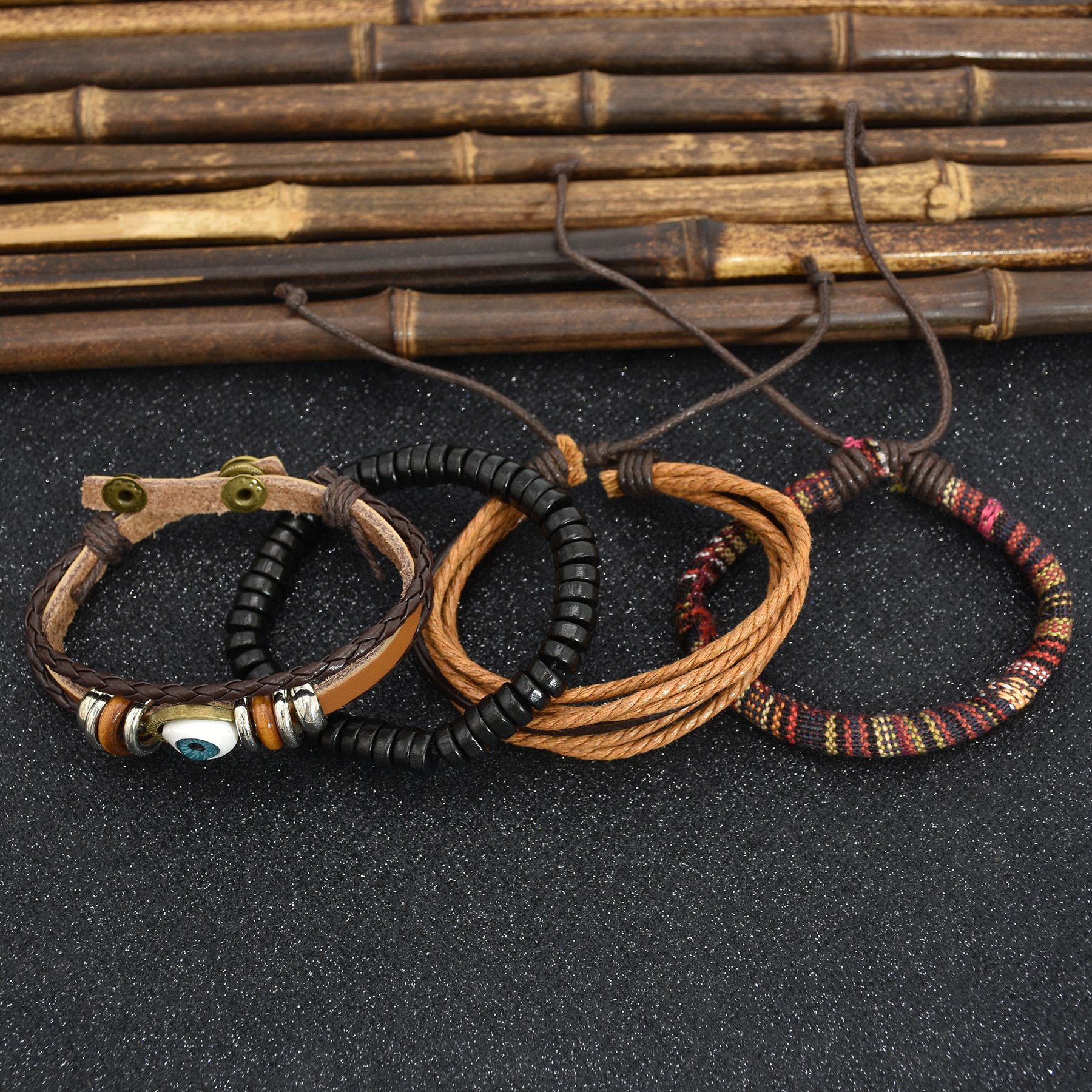 Fashion Geometric Alloy Unisex Bracelets 1 Set