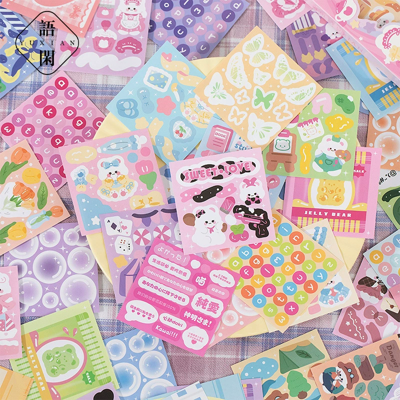 Sticker, magic cartoon set, base stickers, scheduler