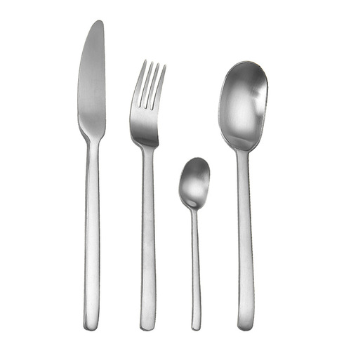 Factory direct sales stainless steel cutlery, forks, spoons, tea spoons, Western food, hotel dining tables, household Amazon 430 cutlery, forks and spoons set