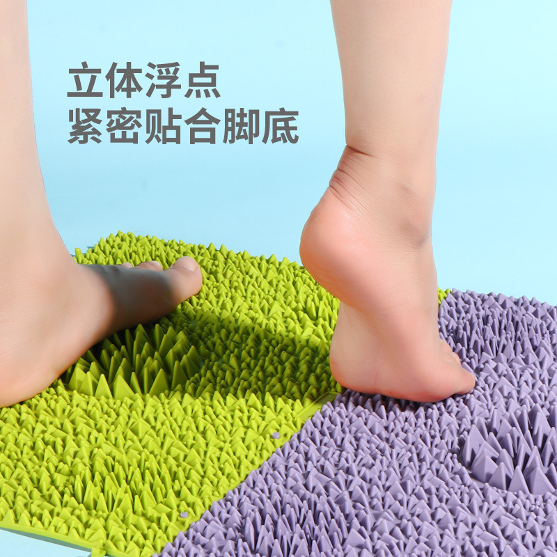 指压板足底按摩垫超痛版家用穴位脚底加厚趾压板儿童感统训练足垫|undefined