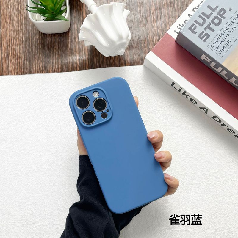 液体シリコン製 iPhone 17/16 Pro Max/15/14用スマホケース 全面保護 落下防止 肌触り保護カバー|undefined