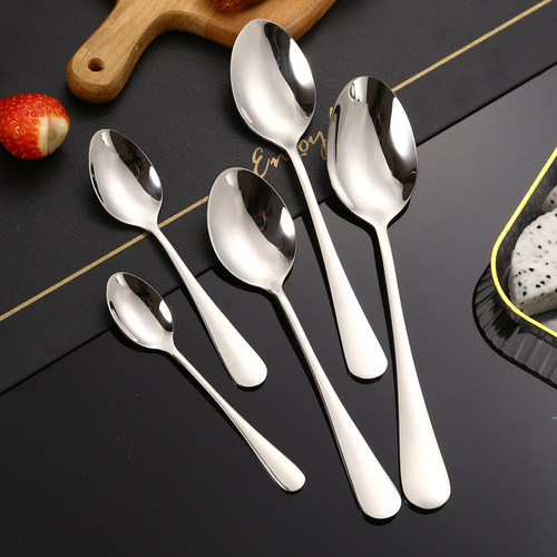 Cross-border stainless steel 1010 series tableware western restaurant steak knife fork dessert spoon fruit fork hotel supplies wholesale