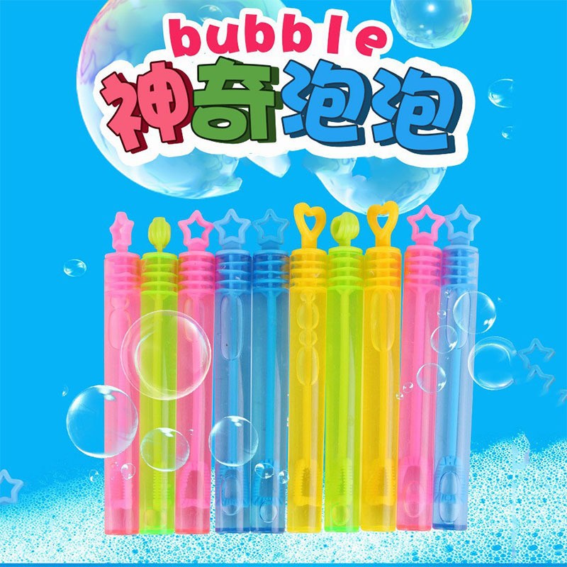 1 non-blowable test tube bubble wand (random color)