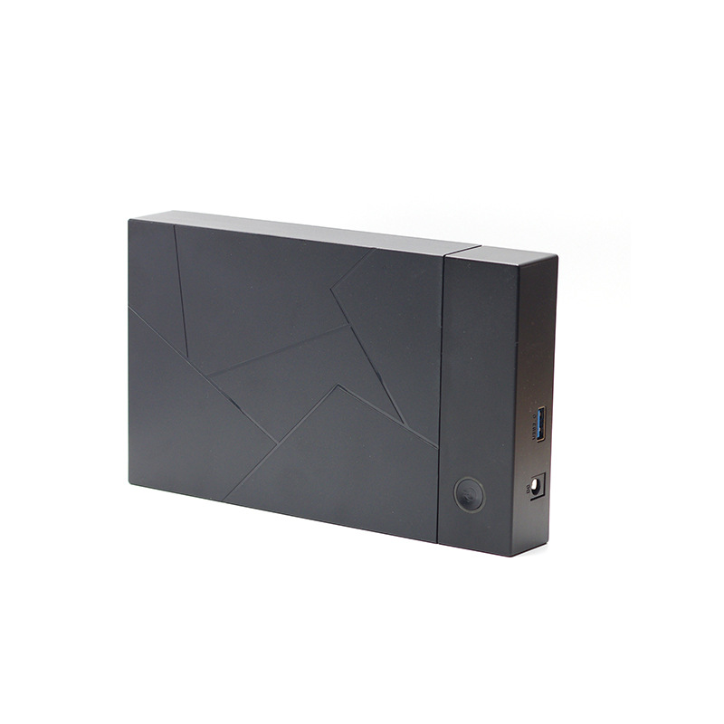 Caja de disco duro de 3,5 pulgadas al por mayor escritorio portátil escritorio mecánico disco de estado sólido externo usb3.0 caja de disco duro móvil