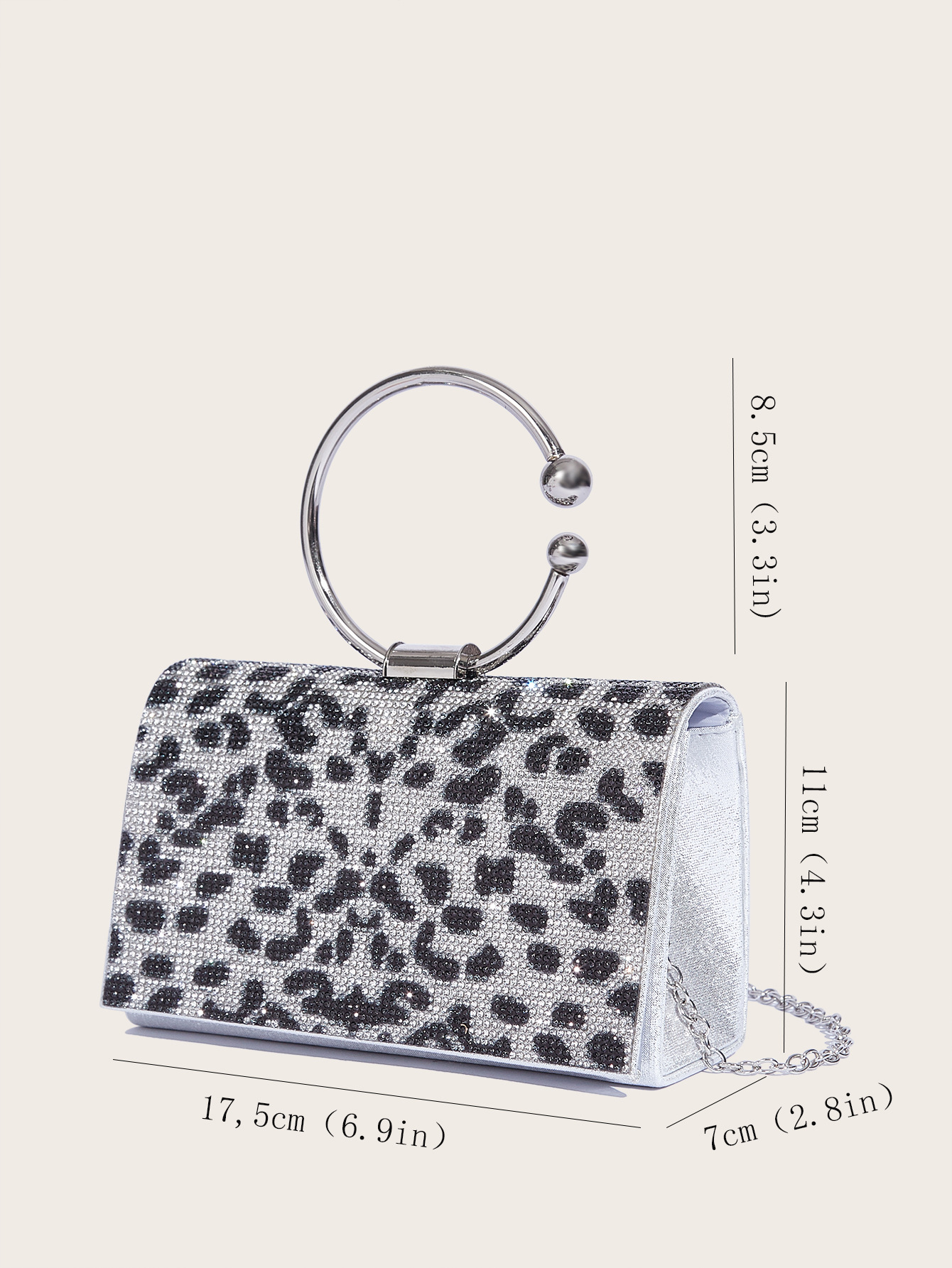 Nuova borsa da sera lucida da donna, elegante, in PU, per matrimoni e feste_voghion.com