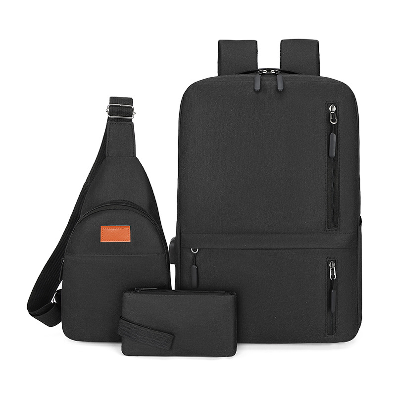 Negro (mochila, bolsa de pecho, monedero)